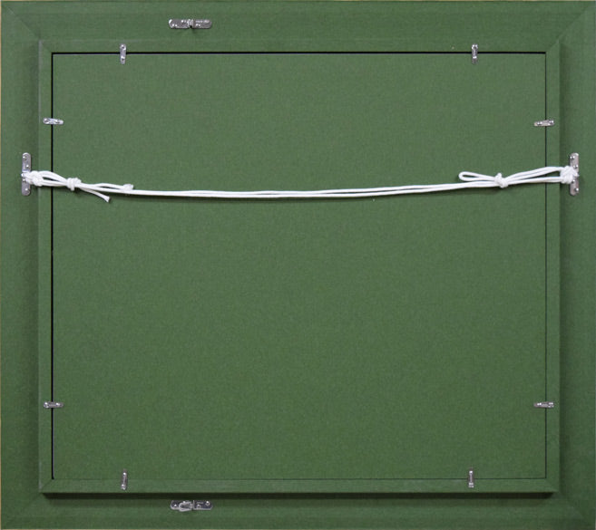 坂本善三「サン・マルコ寺院(ヴェネツィア)」油絵・F10号 額縁裏側画像