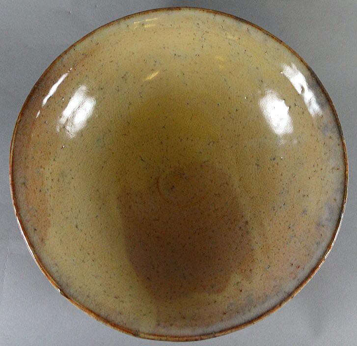 十三代 坂田 泥華「萩鉢」萩焼・共箱 見込み部分