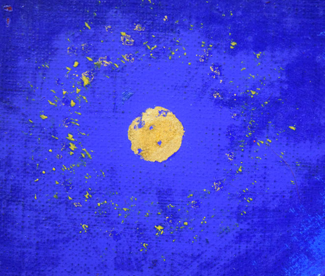 櫻井孝美「月光富士」油絵・SM 拡大画像1