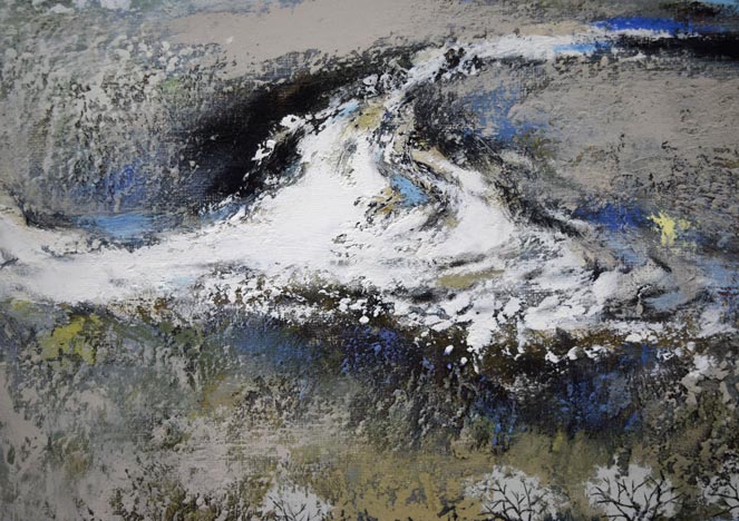 佐々木栄松「釧路湿原」油絵・F8号 拡大画像4