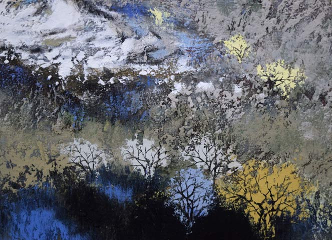 佐々木栄松「釧路湿原」油絵・F8号 拡大画像5