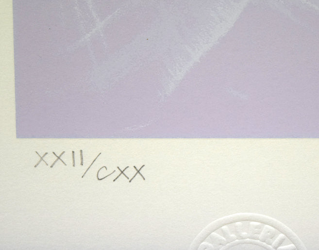 笹倉鉄平「OFF(オフ)」シルクスクリーン版画 限定番号(ed,22/120)拡大画像