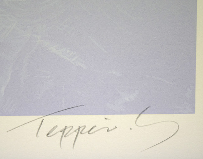 笹倉鉄平「OFF(オフ)」シルクスクリーン版画 本人直筆鉛筆サイン拡大画像