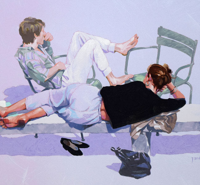 笹倉鉄平「OFF(オフ)」シルクスクリーン版画 拡大画像2