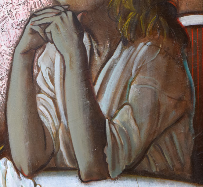 佐藤泰生「午後」油絵・F6号 拡大画像2