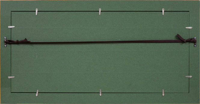 佐藤武「旅愁」油絵・変形6号 額縁裏側画像