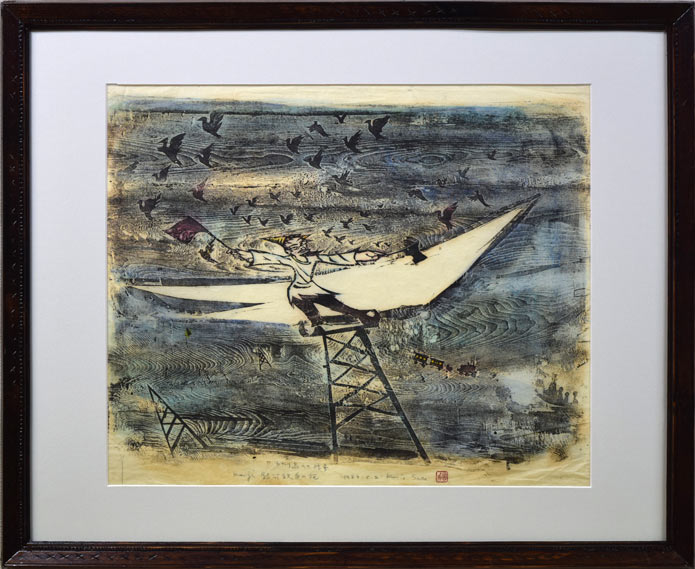 銀河鉄道の夜（わたり鳥への信号） 絵画買取・販売の小竹美術