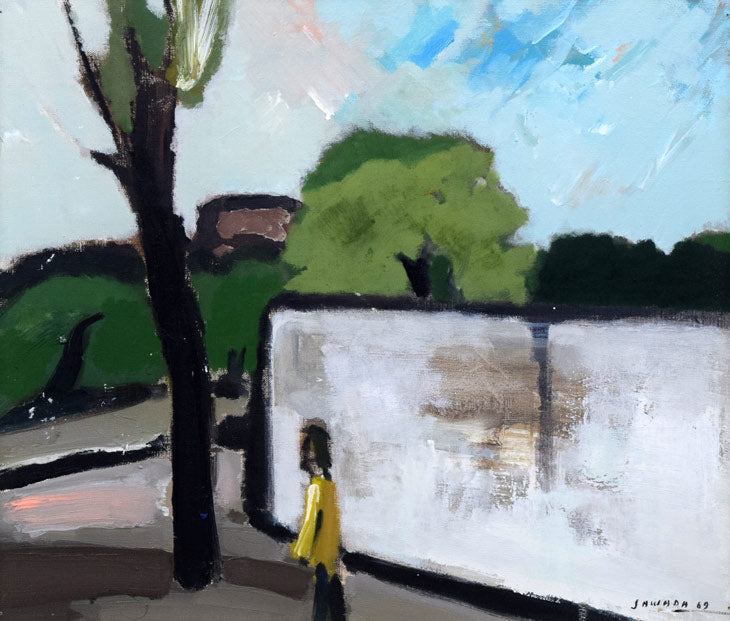 沢田哲郎「エル・エスコリアル(スペイン)」油絵・F10号 作品全体拡大画像