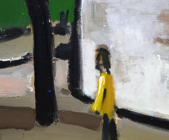 沢田哲郎「エル・エスコリアル(スペイン)」油絵・F10号 拡大部分1