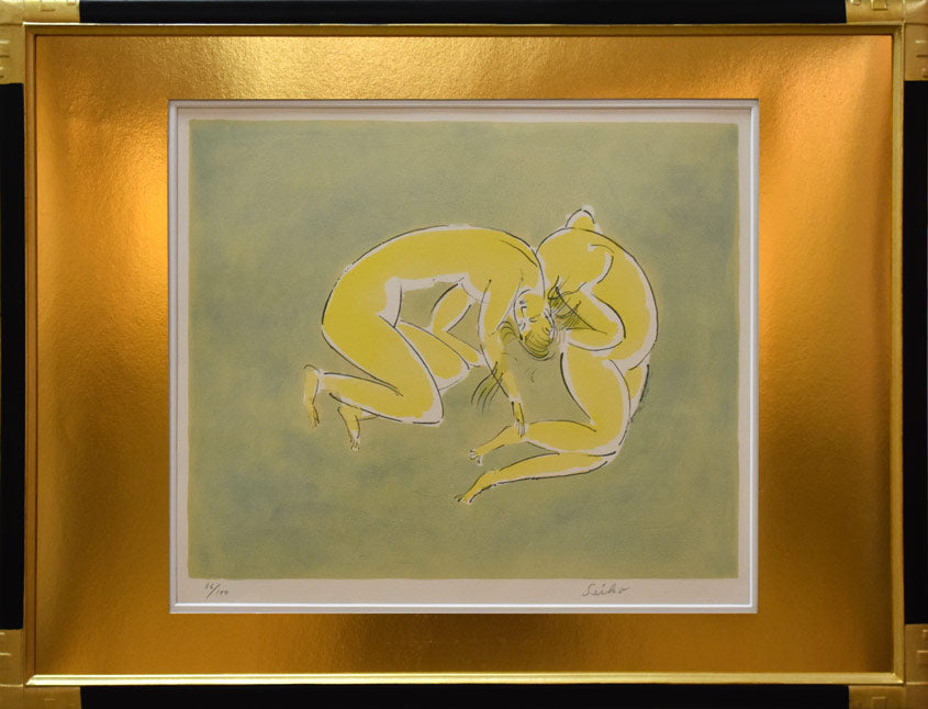 澤田政廣「天女」リトグラフ