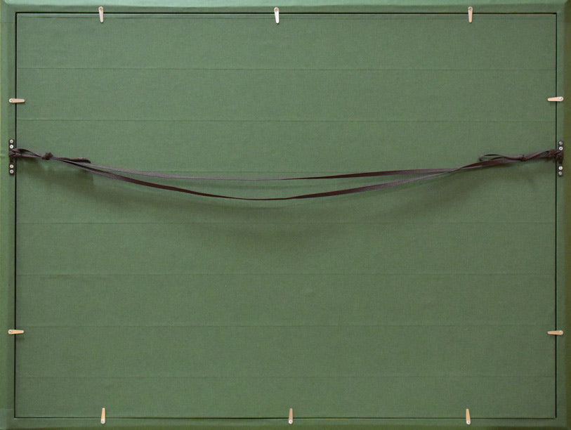 澤田政廣「天女」リトグラフ 額縁裏側部分