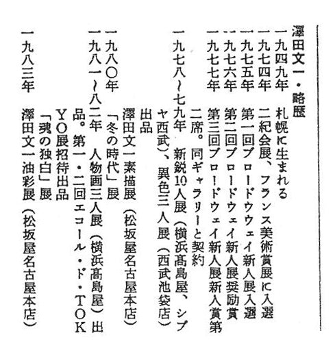 澤田文一「木賃宿(きちんやど)」木炭素描画(両面作品) 添付資料4拡大