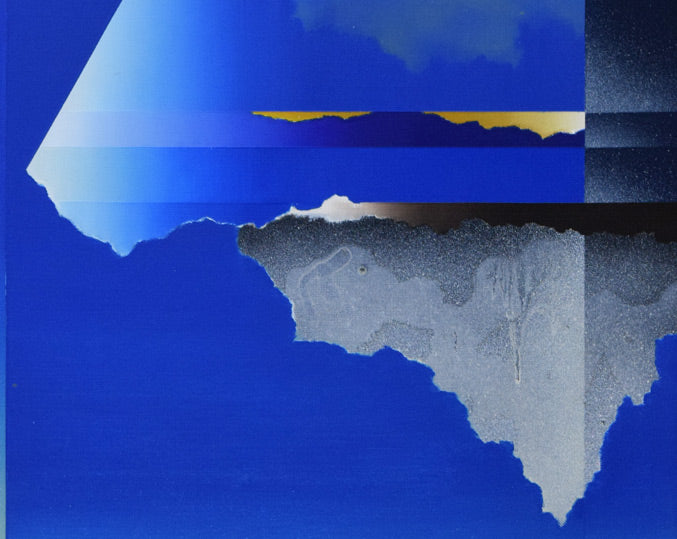 沢田哲郎「TEMPEST(嵐)」油絵・F10号 拡大部分2