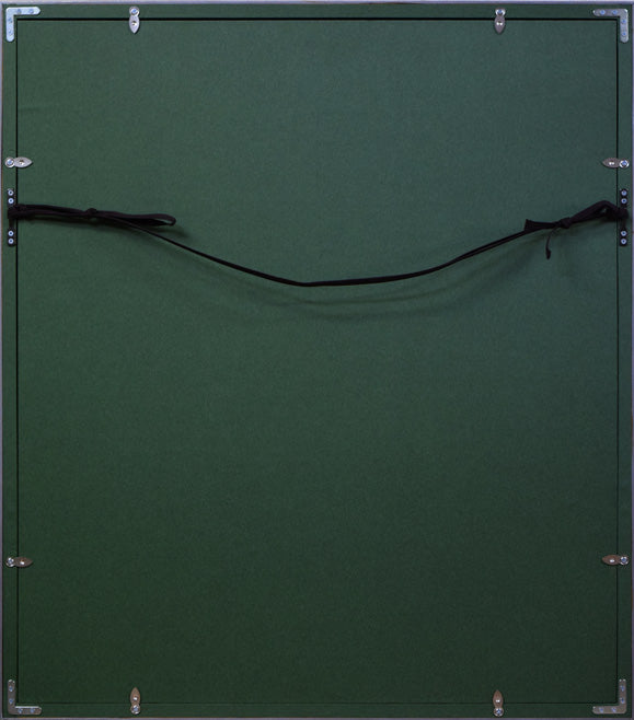 沢田哲郎「TEMPEST(嵐)」油絵・F10号 額縁裏側画像