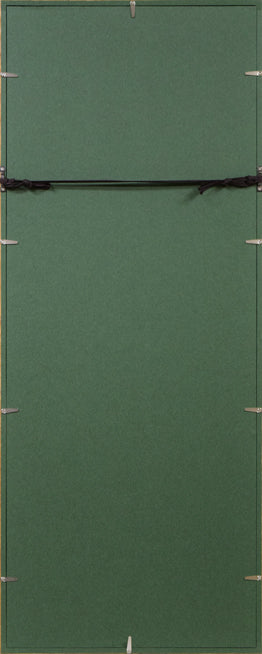 関野準一郎「文月(舞妓十二ヶ月)」木版画 額縁裏側画像