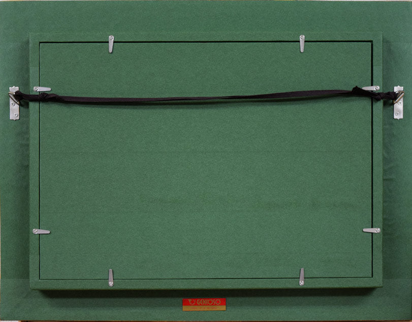 シェルバコフ.B.V「月の出」油絵・変形5号 額縁裏側部分