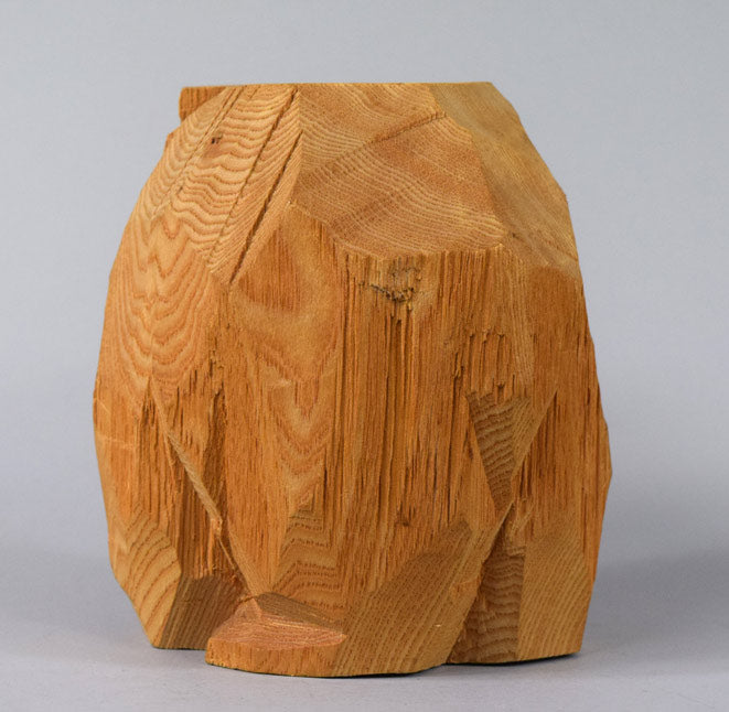 柴崎重行「熊」木彫(高さ16.8cm)・1978年作 作品画像4
