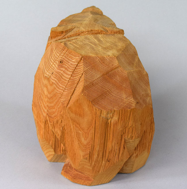 柴崎重行「熊」木彫(高さ16.8cm)・1978年作 作品画像6