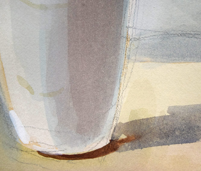 繁野三郎「ハマナス」水彩画 拡大画像6