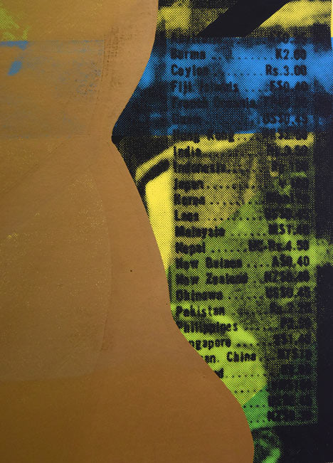 島州一「ヨルダン・フセイン大統領」シルクスクリーン版画 拡大画像4