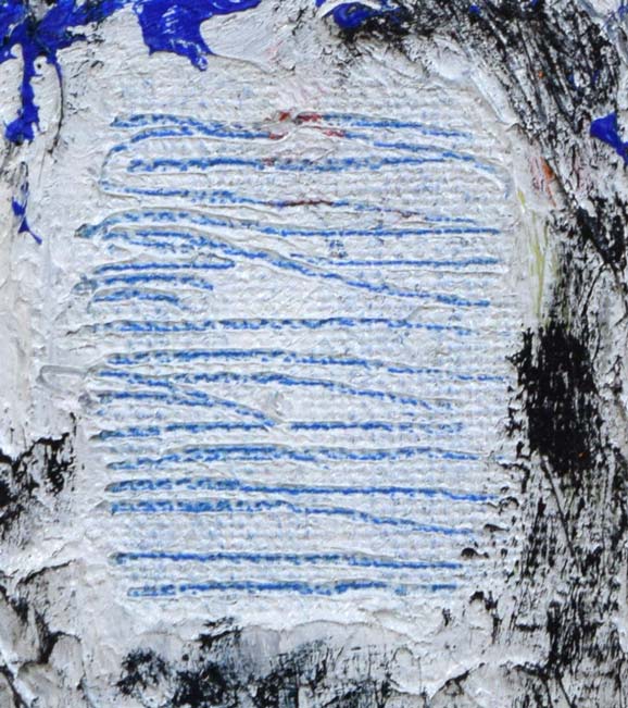 砂澤ビッキ「無題」油絵・F0号 拡大画像2