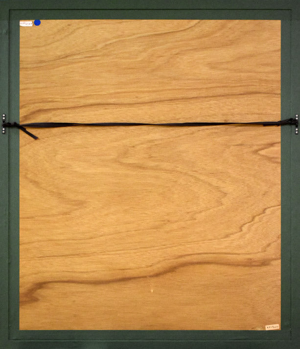 ベルナール シャロワ(BERNARD CHAROY)「真珠のネックレス」リトグラフ 額縁裏側部分