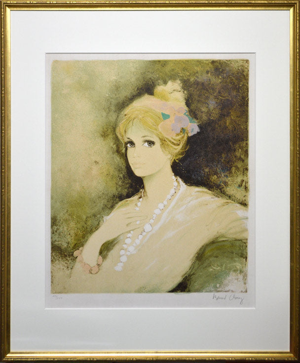 ベルナール シャロワ(BERNARD CHAROY)「ピンクのブレスレットⅡ」リトグラフ