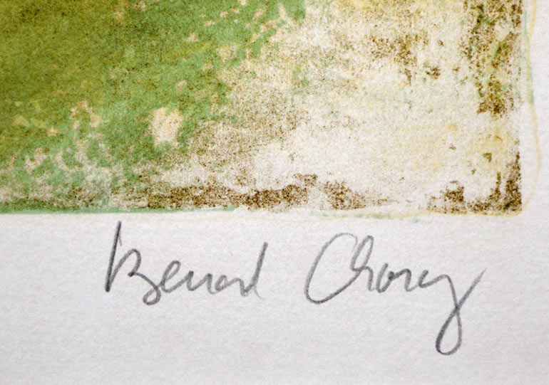 ベルナール シャロワ(BERNARD CHAROY)「ピンクのブレスレットⅡ」リトグラフ 本人直筆鉛筆サイン