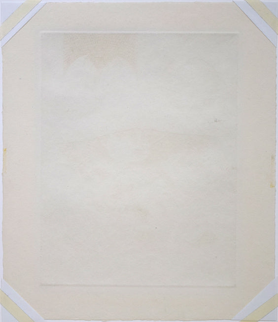 多賀新「地球と人間」銅版画 作品シート裏側画像