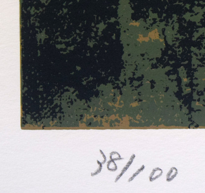 高橋英生「壁の詩」シルクスクリーン版画 限定番号(ed,38/100)拡大画像