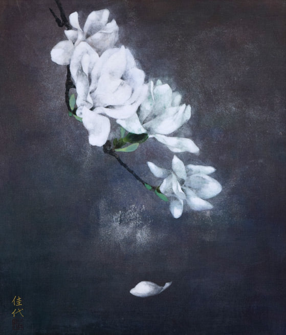 高幣佳代「ひとひら」日本画・F10号 作品全体拡大画像