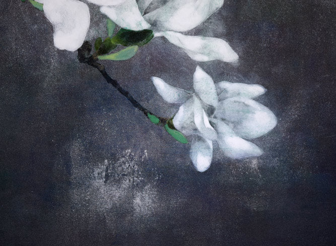 高幣佳代「ひとひら」日本画・F10号 拡大画像2