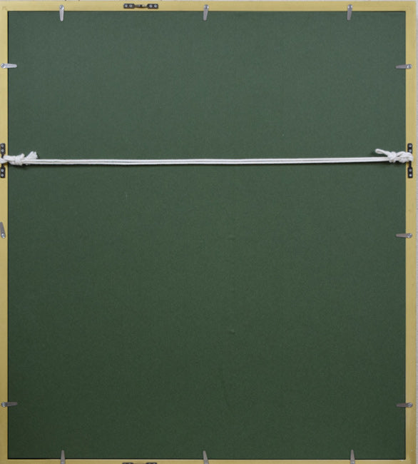 高幣佳代「ひとひら」日本画・F10号 額縁裏側画像