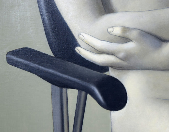 高塚省吾「夏の朝」油絵・P10号・共シール 拡大画像5