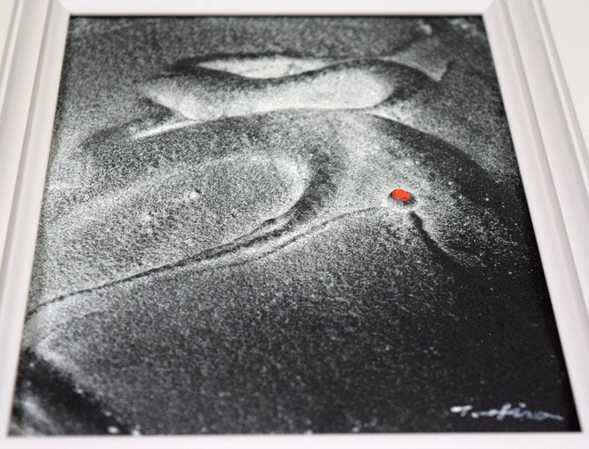 高山洋夫「沈黙の動」アクリルに砂地・SM 拡大画像6