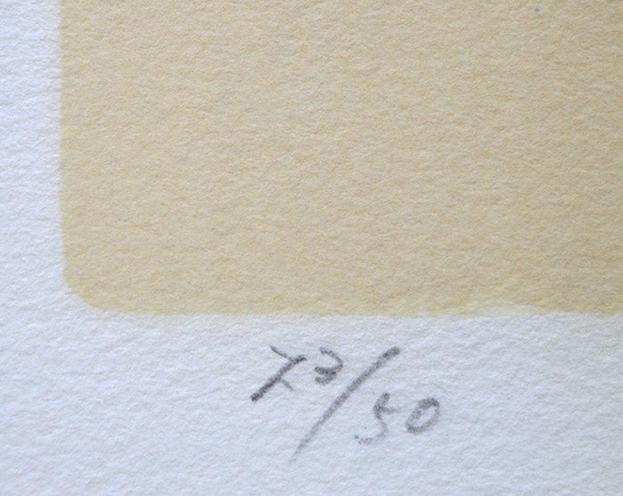 高沢圭一「美人画」リトグラフ 限定番号部分(ed,23/50)