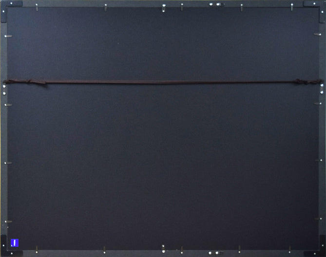 谷内六郎「なわとび」木版画 額縁裏側画像