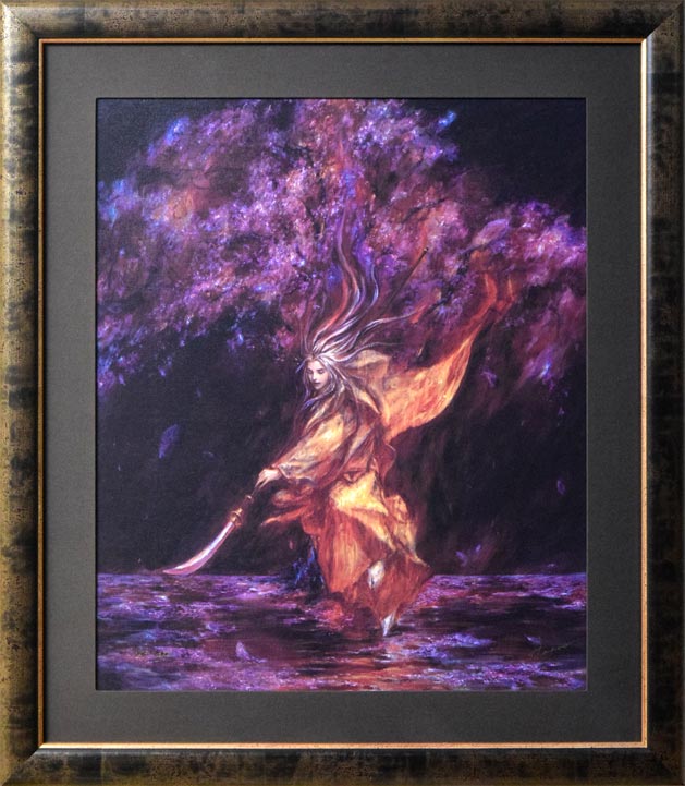 丹野忍「月華焔舞」版画