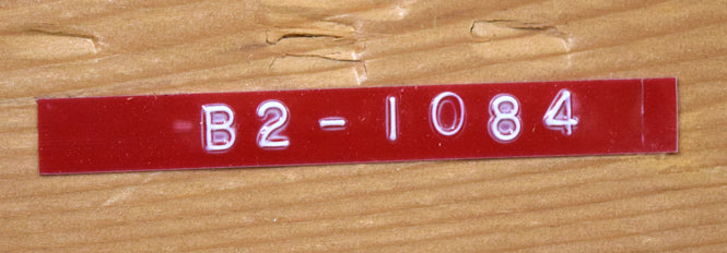 寺井重三「ばら」油絵・F3号 裏側拡大画像1(「一枚の繪」管理番号シール)