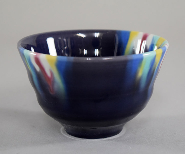 三代徳田八十吉(正彦)「いっぷく碗」共箱 全体画像3