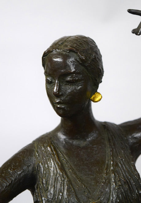 富永直樹「フラメンコ」ブロンズ作品 拡大画像1