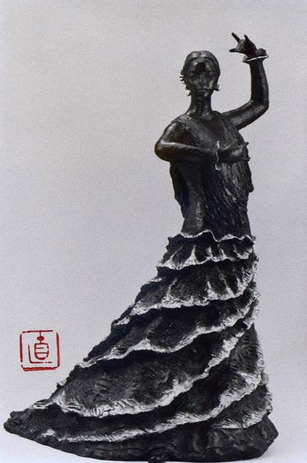 富永直樹「フラメンコ」ブロンズ作品 証明書拡大画像1