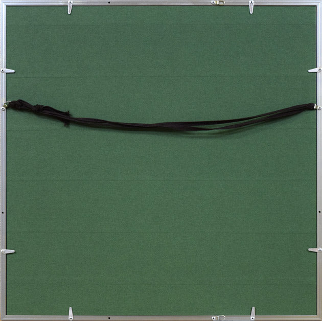 利根山光人「母子像」銅版画 額縁裏側部分