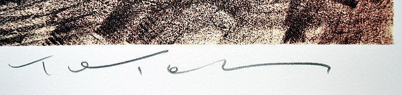 十時孝好「UMA(馬)」リトグラフ 本人直筆鉛筆サイン(TOTOKI)