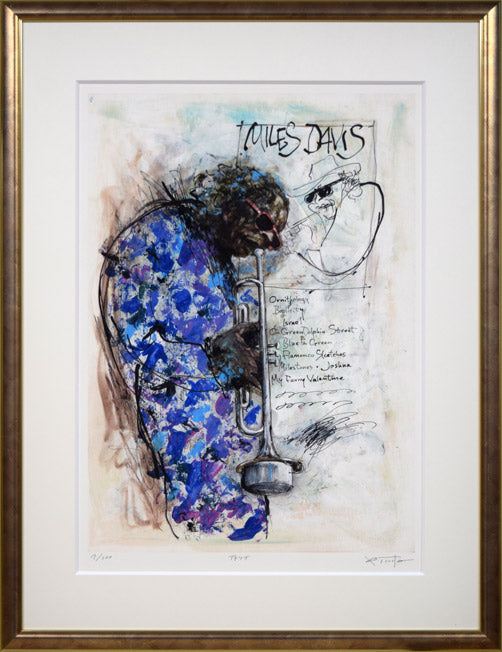 津田耕「アドリブ」ジグレー版画