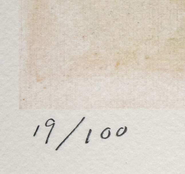 津田耕「アドリブ」ジグレー版画 限定番号(ed,19/100)拡大画像