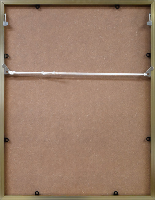 津田耕「ヴォーカル」ジグレー版画 額縁裏側画像