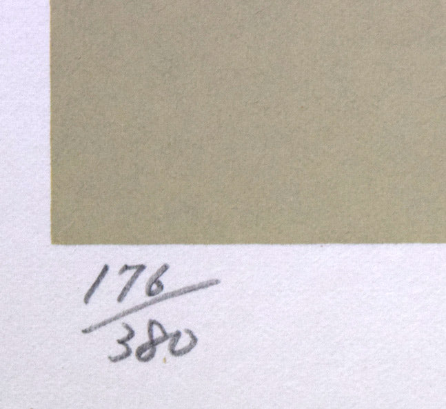 上村松園「序の舞」シルクスクリーン版画 限定番号(ed,176/380)