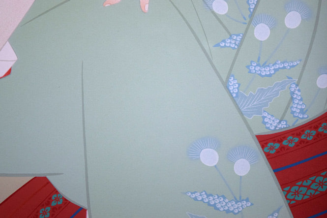 上村松園「新蛍」シルクスクリーン版画 拡大画像3