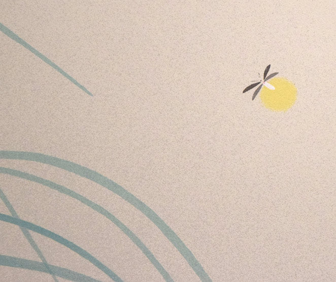 上村松園「新蛍」シルクスクリーン版画 拡大画像4